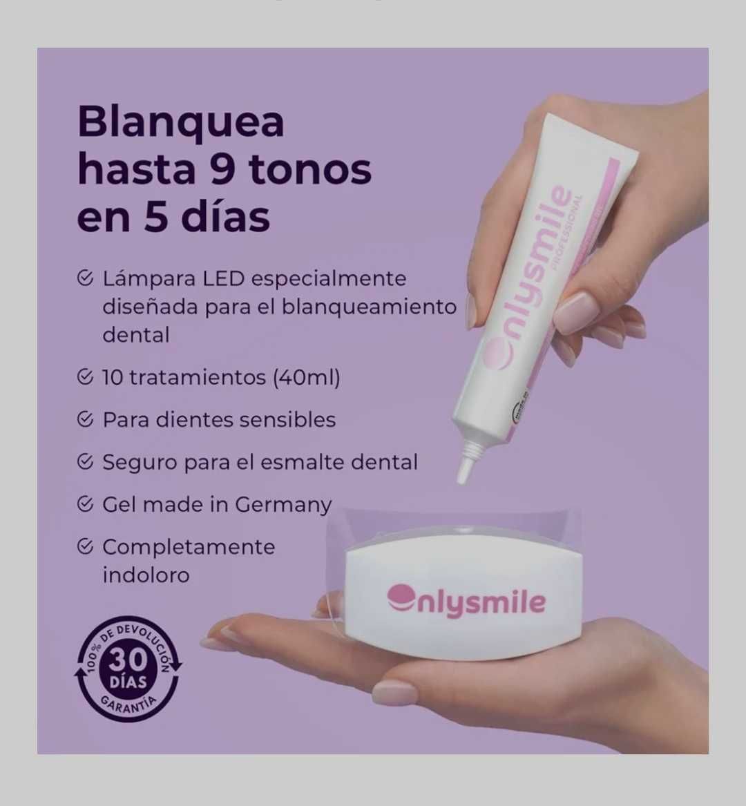 OnlySmile Kit Branqueador dentário profissional selado