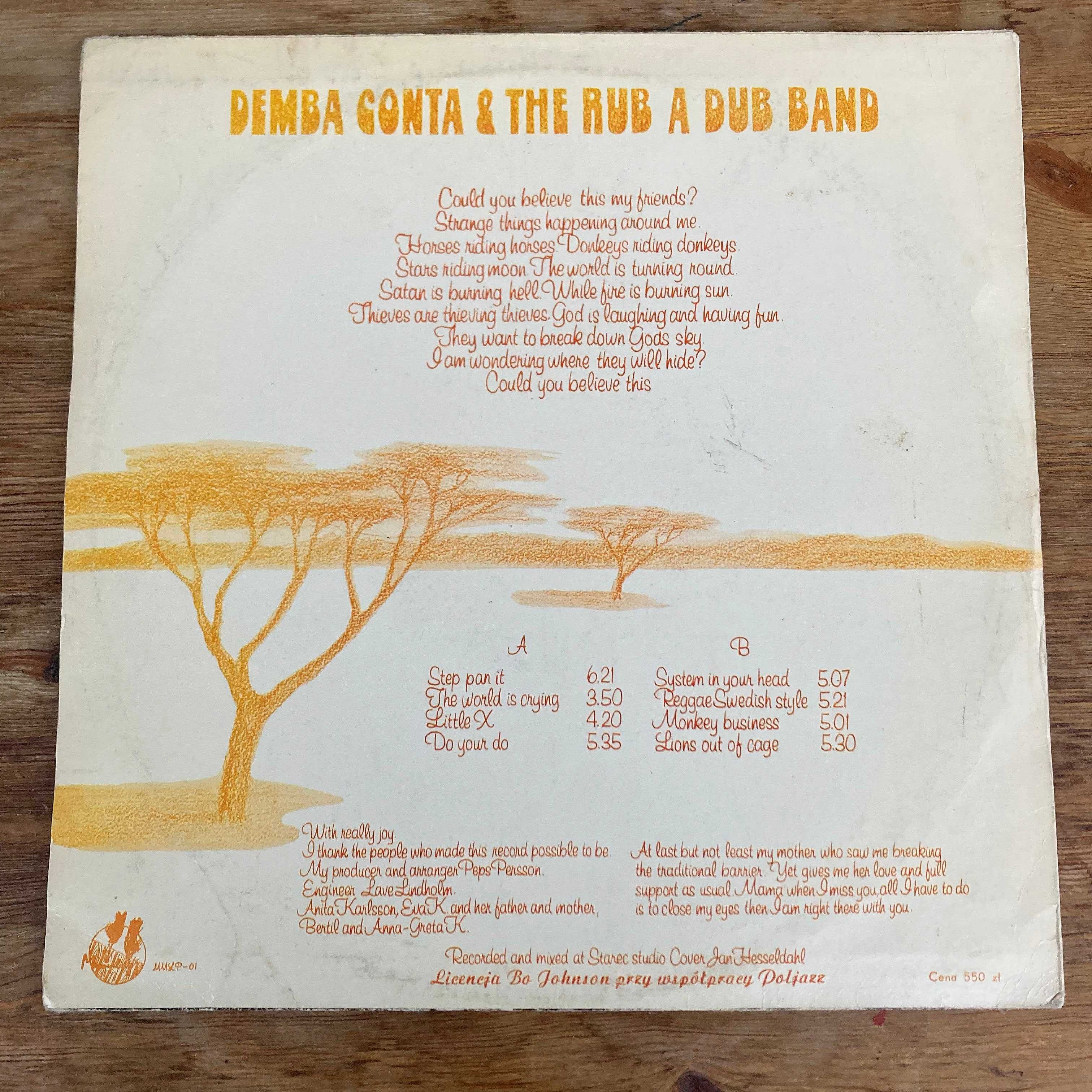 Demba Conta Monkey Business Winyl reggae LP Pronit