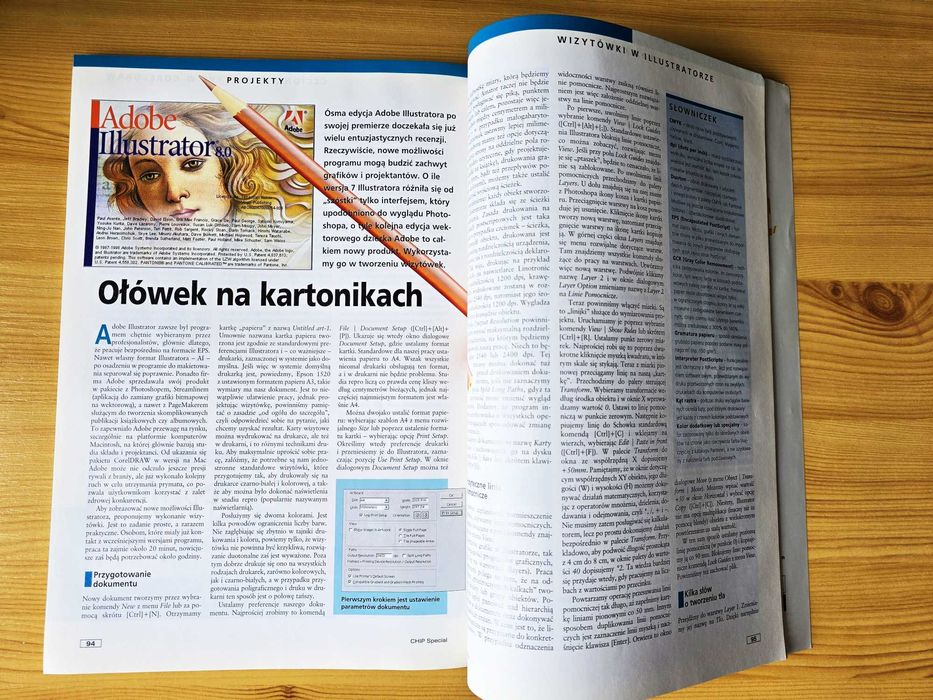 Retro PC - CHIP Special płyta CD-ROM grafika komputerowa vintage 1999