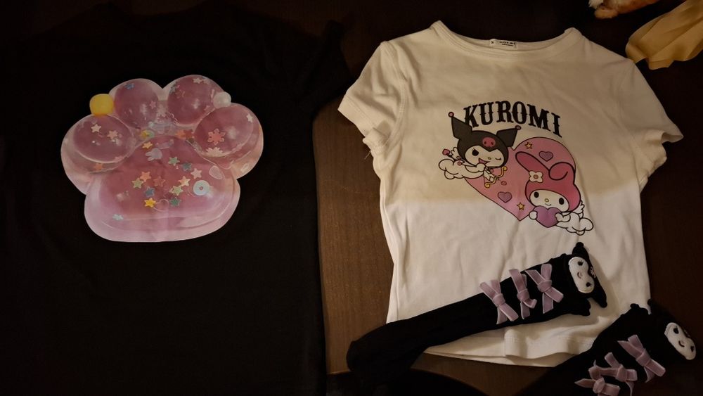 Футболки Куромі Таба Лапка на дівчинку 134р гетри гольфи Куромі