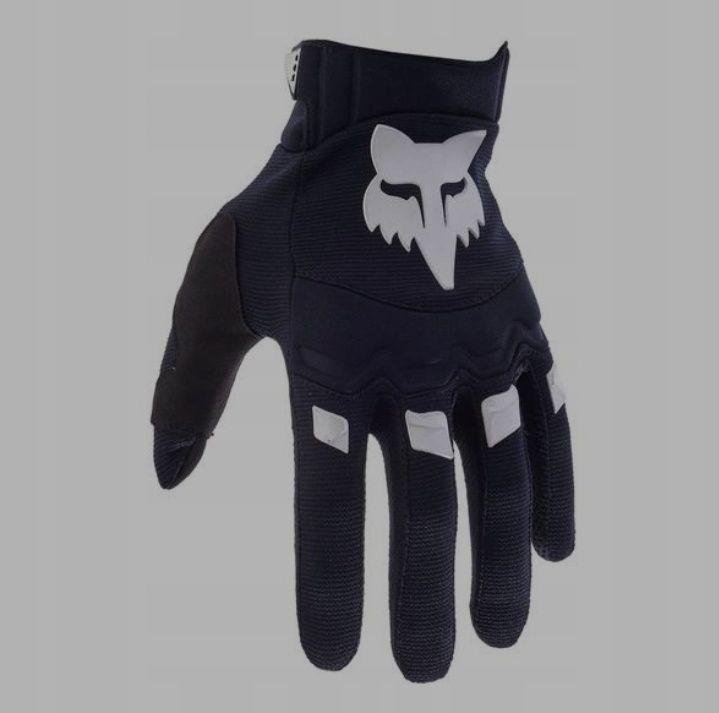 Rękawiczki enduro FOX DIRTPAW BLACK/BLACK/WHITE czarny biały