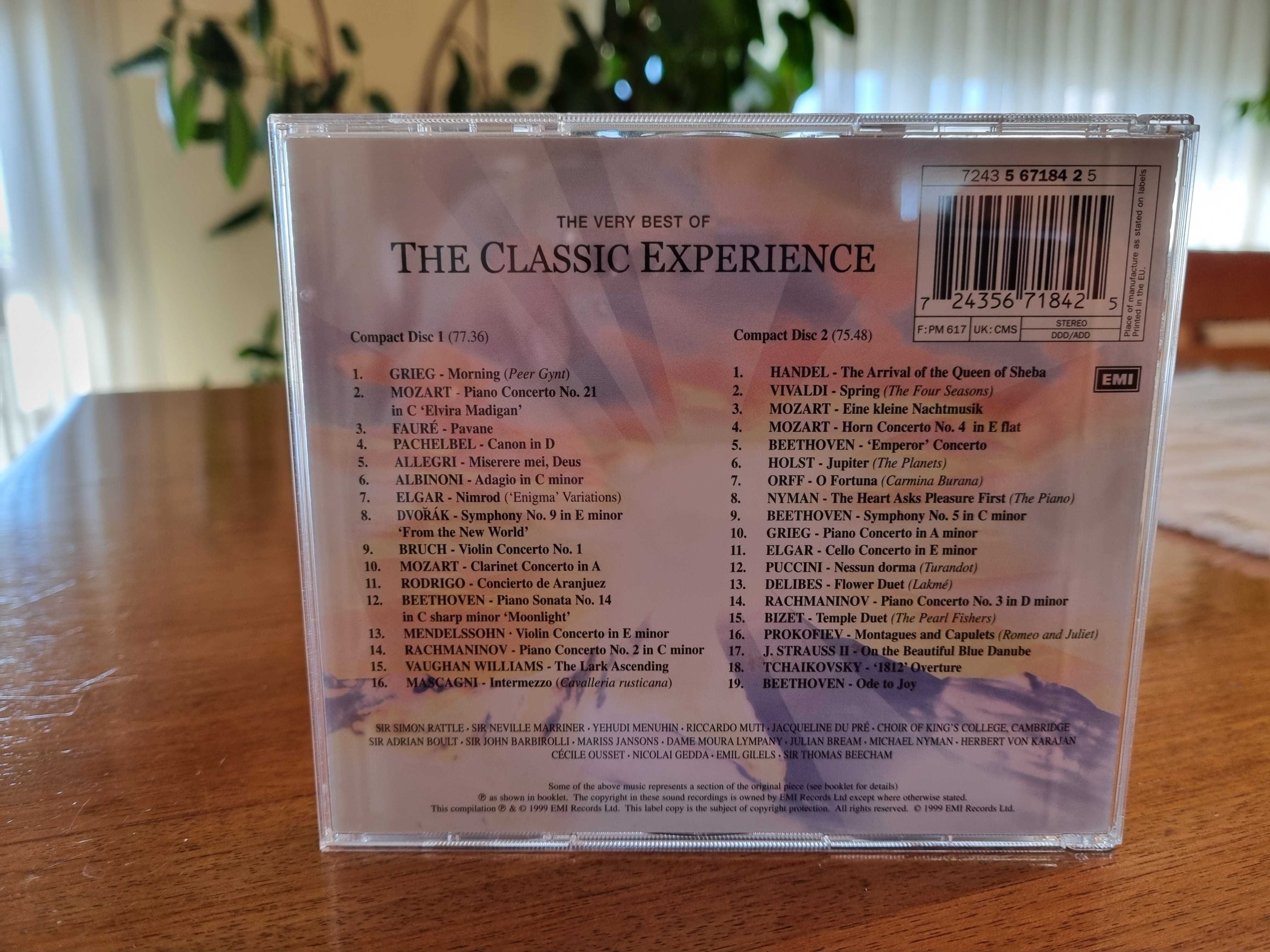 Vendo "THE CLASSIC EXPERIENCE" - 2 CD's (Música Clássica) !