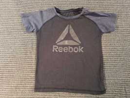 Czarny t-shirt Reebook, rozmiar 122