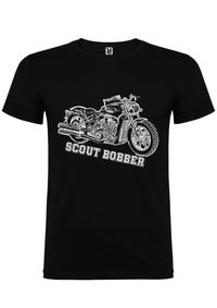 T-shirt Indiam Scout Bobber Silhouette