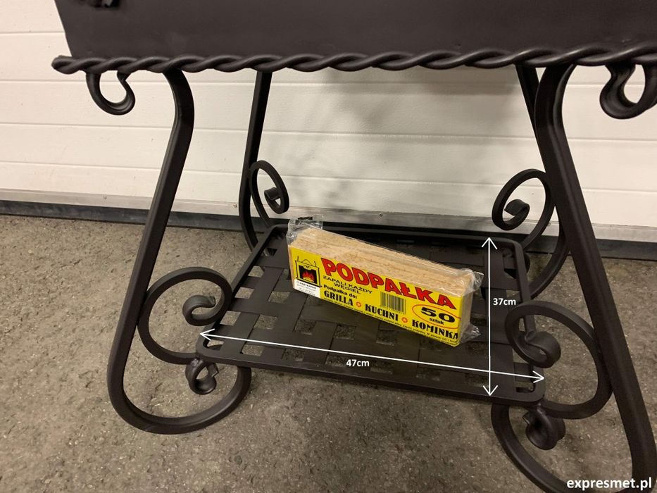 Nowy Grill ogrodowy KUTY solidny PIĘKNY GRIL OGRODOWY Palenisko wędzar