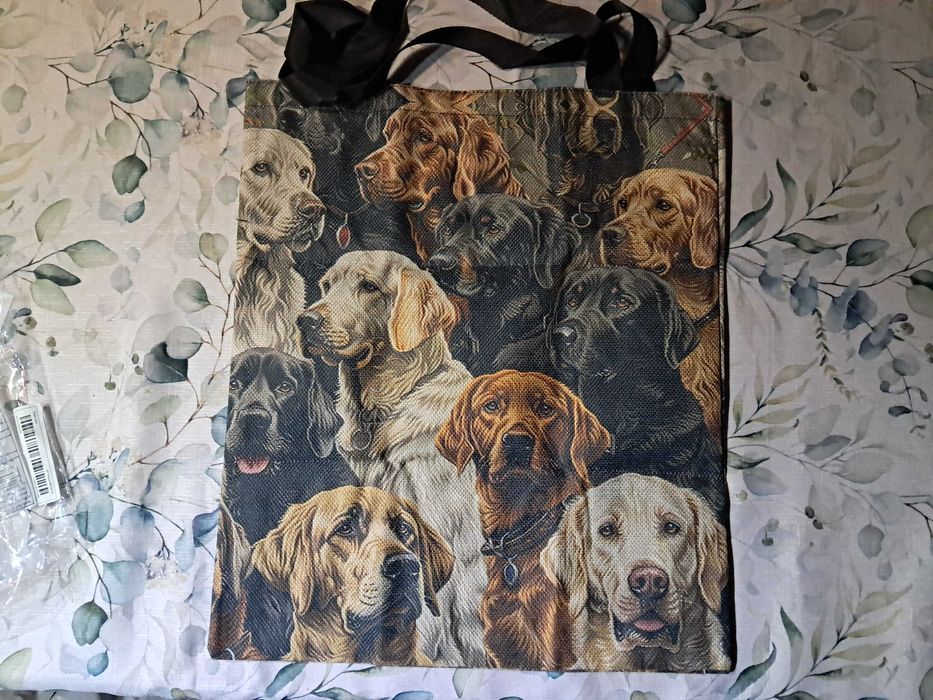 torba na zakupy psy shopperka