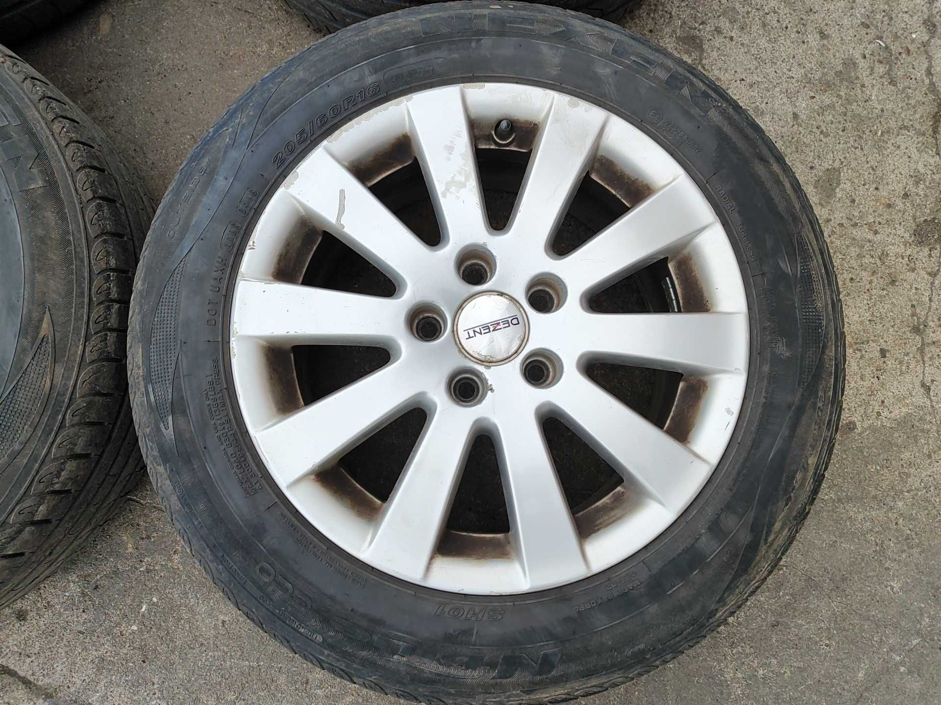 Alufelgi 16" Volkswagen Audi Skoda Seat 5x112 ET45 opony 205/60/16