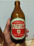 Garrafa cerveja Sagres antiga