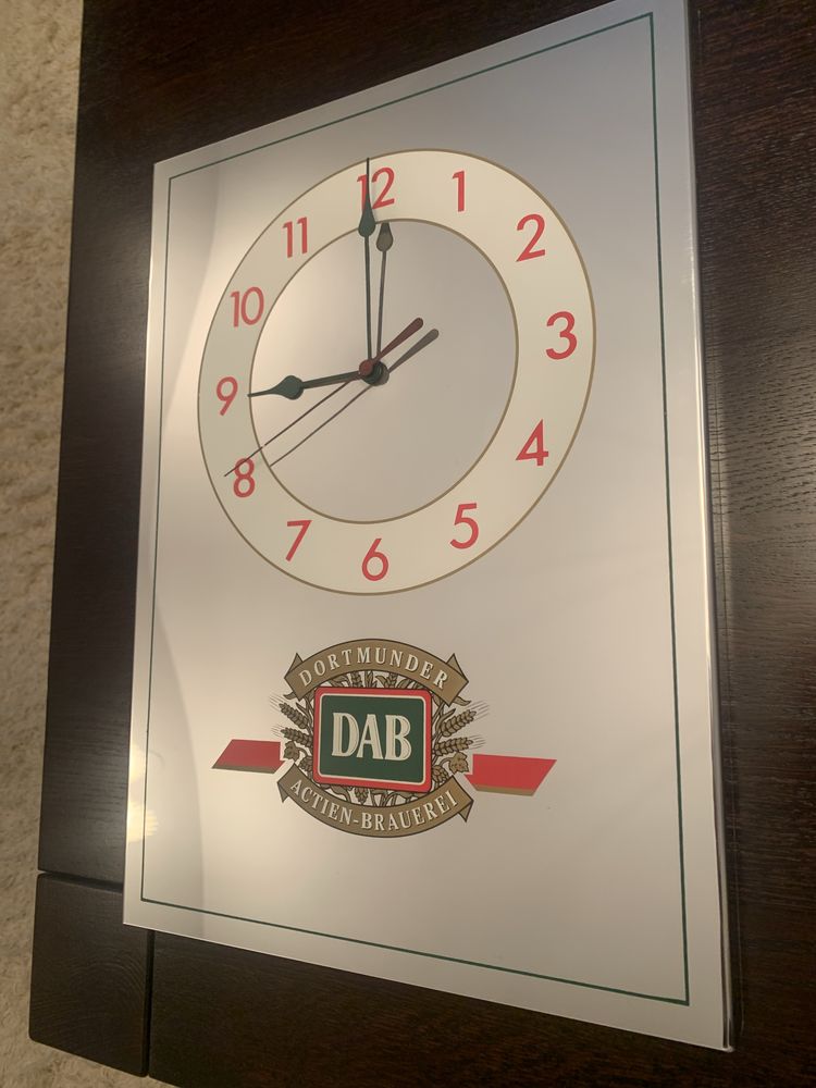Zegar ścienny, zegar kolekcjonerski-DAB, wyposażenie pub-u