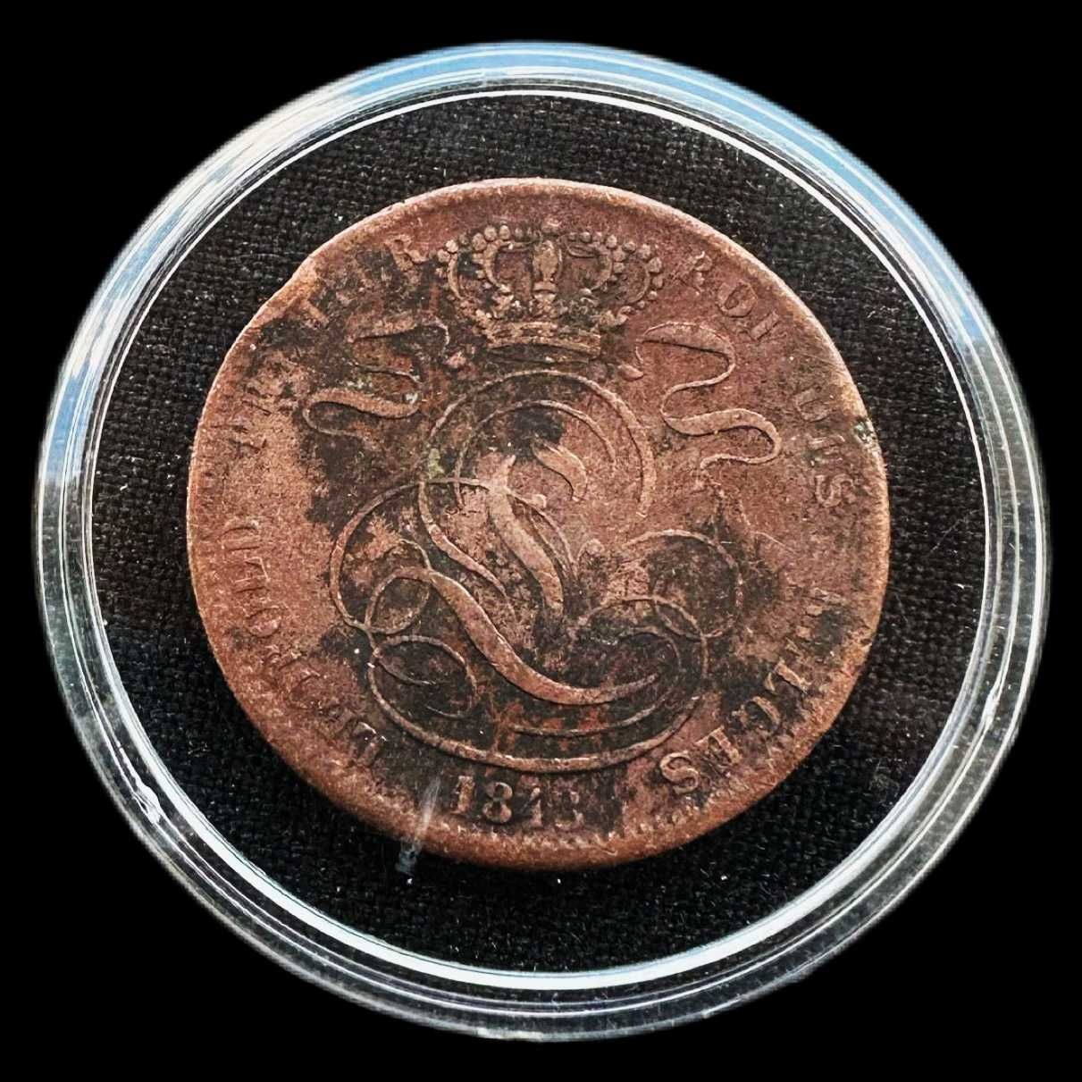 Moeda de 5 Cent - 1843 - Bélgica - Leopold I