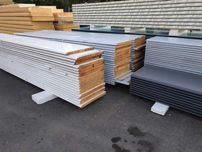 Płyty ścienne z pianą na zamek 600mm szerokości, 40mm grubość
