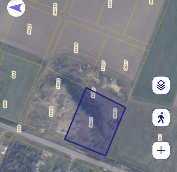 Działka siedliskowa z WZ