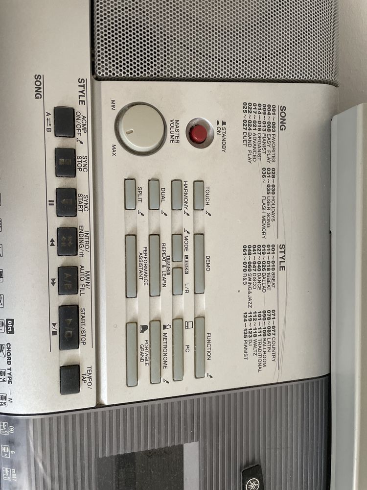 Teclado elétrico Yamaha