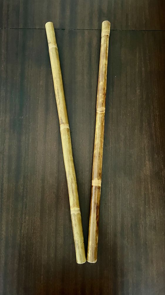 Par de Bastões Escrima / Kali — Rattan - Novos