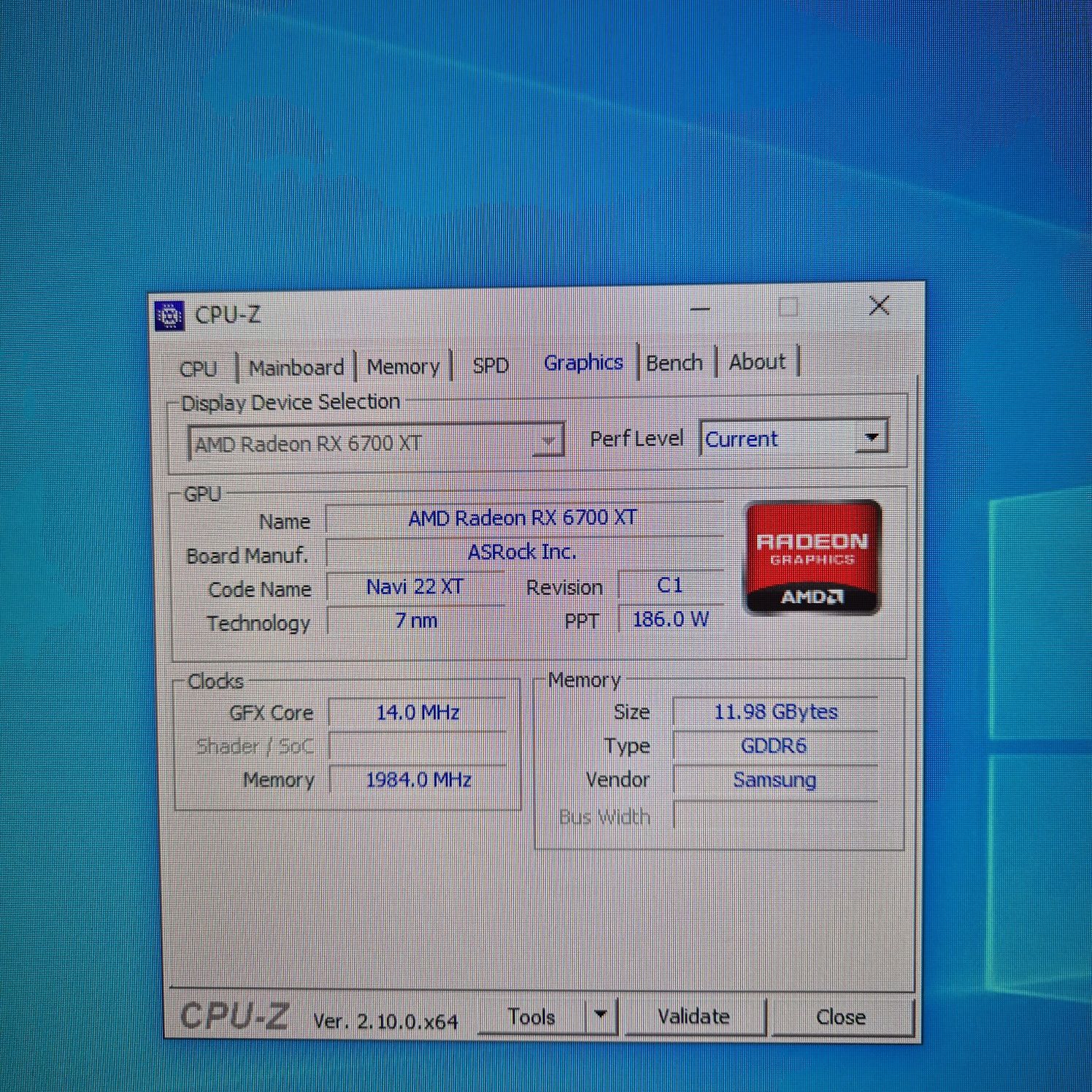 RX6700XT CLD ASRock Challenger 12GB GDDR6