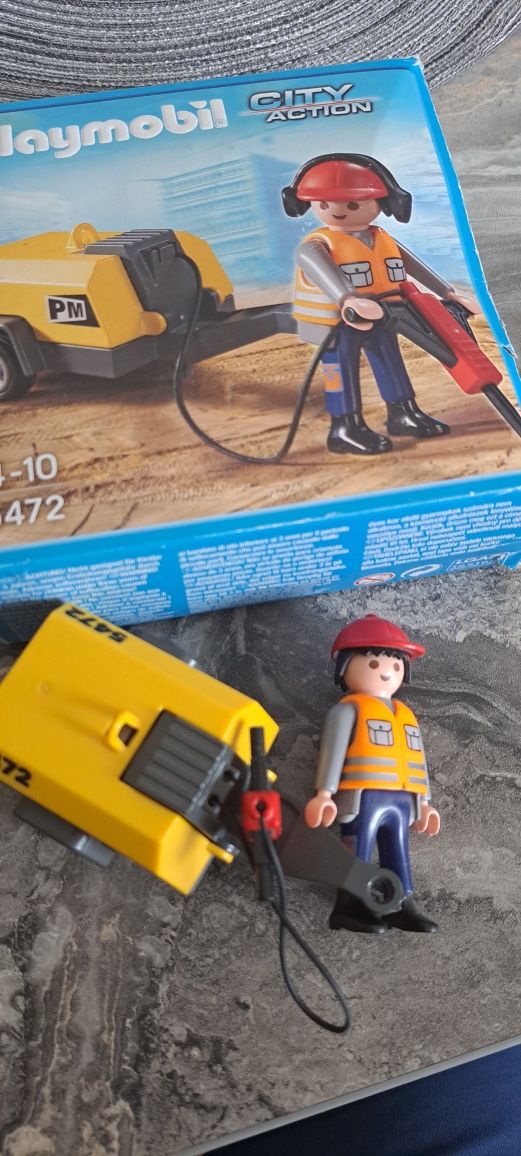 Playmobil 5572 City Action Robotnik z młotem pneumatycznym