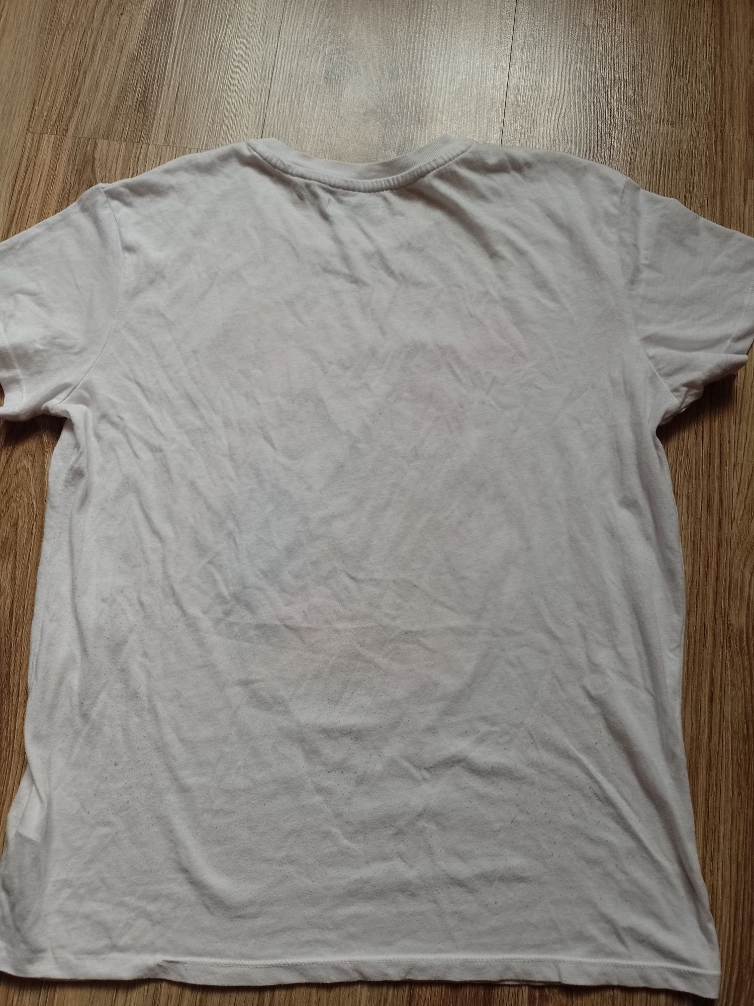 Cropp T-shirt biały z nadrukiem,cotton 100% ,rozmiar S