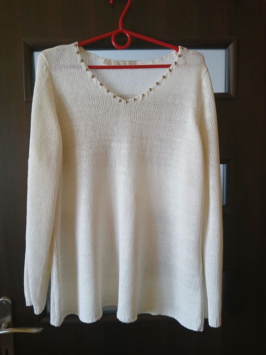 Swetr biały XXXL