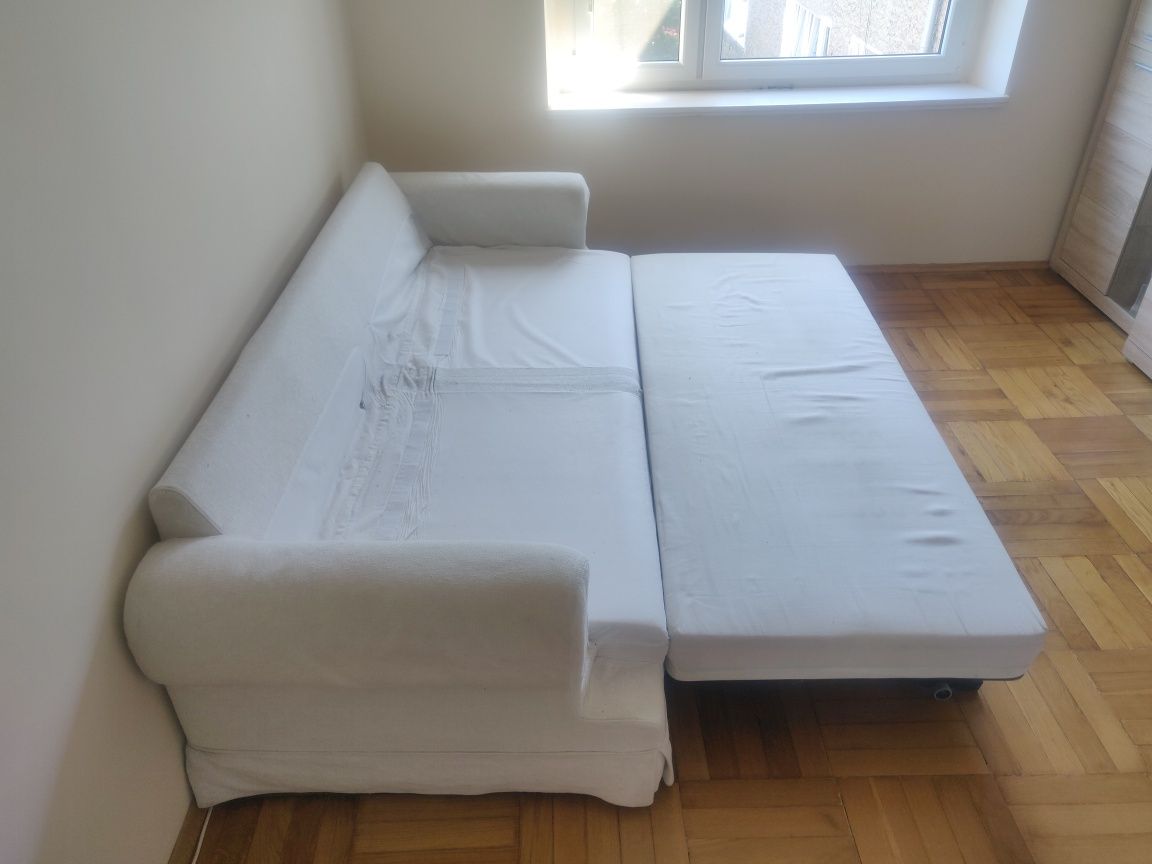 Duża 3-osobowa sofa IKEA EKESKOG z funkcją spania