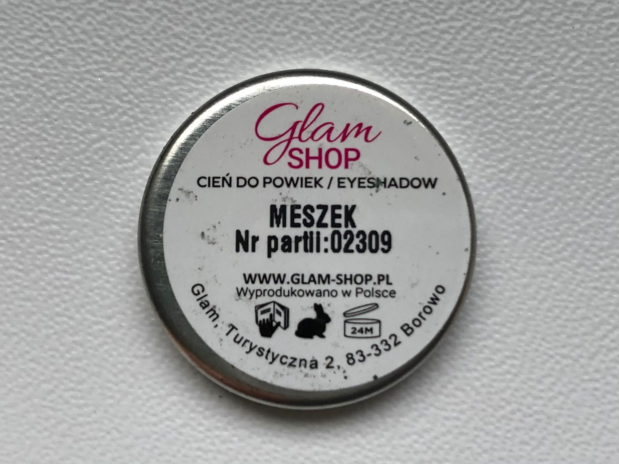 Nowy cień "Meszek" (paleta W Zielone) GlamShop, Glam Shop