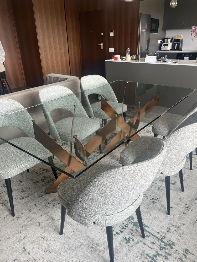 Mesa jantar LasKasas TWISTED Cor bronze