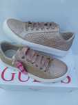 SP Nowe Sneakersy GUESS perłowe półbuty tenisówki 36