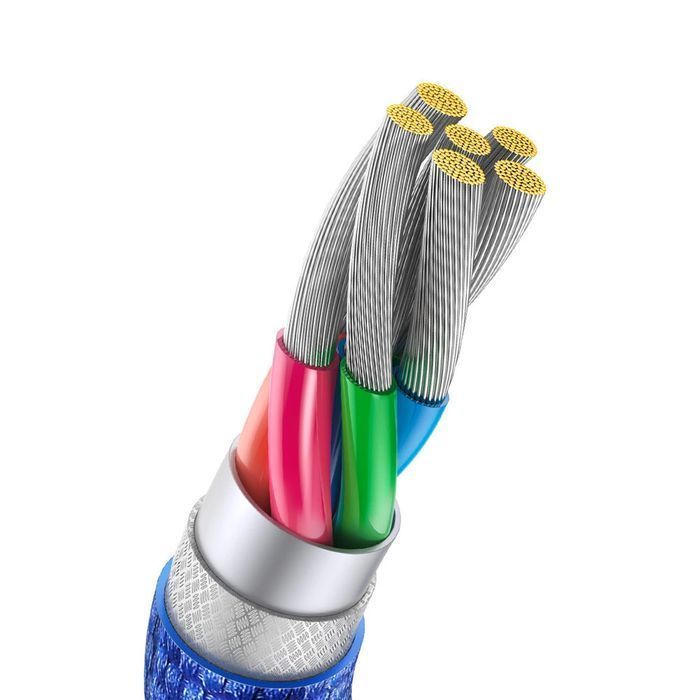 Baseus kabel przewód USB Typ A - USB Typ C 100W 1,2m niebieski