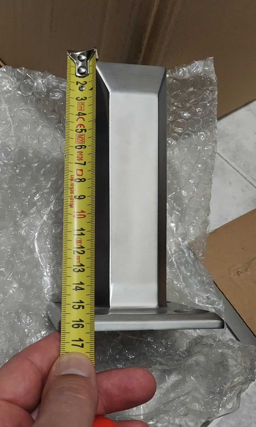 Guarda corpo em vidro laminado e inox * NOVO *
