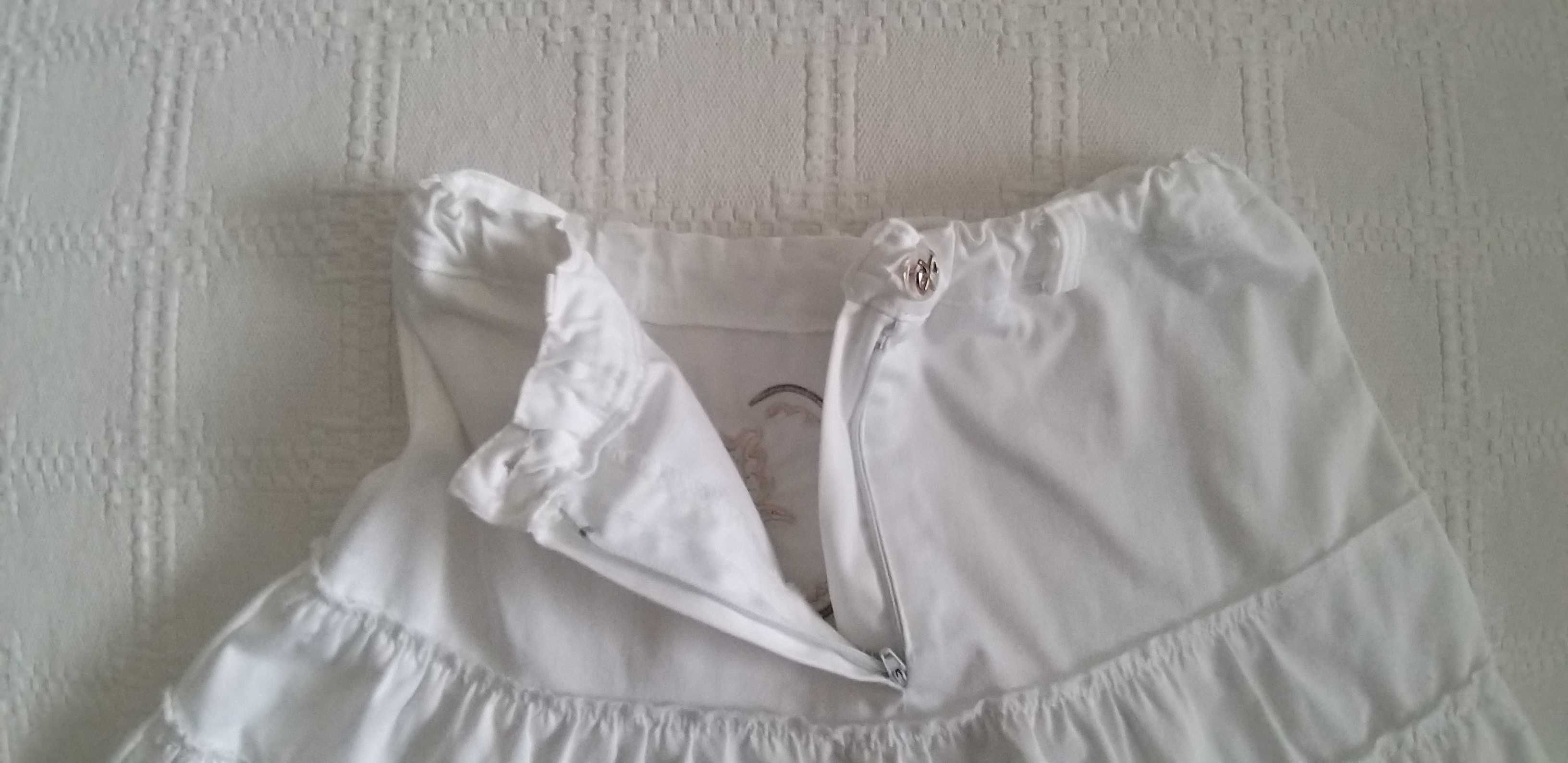 Biała spódniczka dziewczęca rozmiar 134