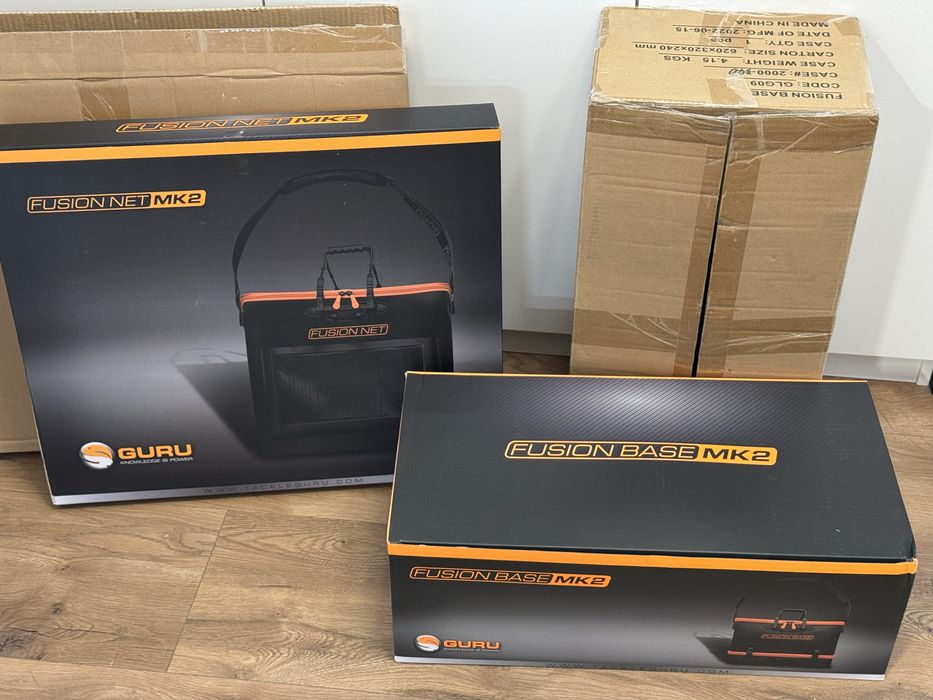 Torba wędkarska Guru Fusion EVA MKII zestaw Base Carryall oraz Net Bag
