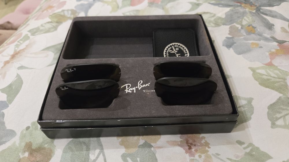 2 pares de lentes originais Ray Ban para óculos de sol