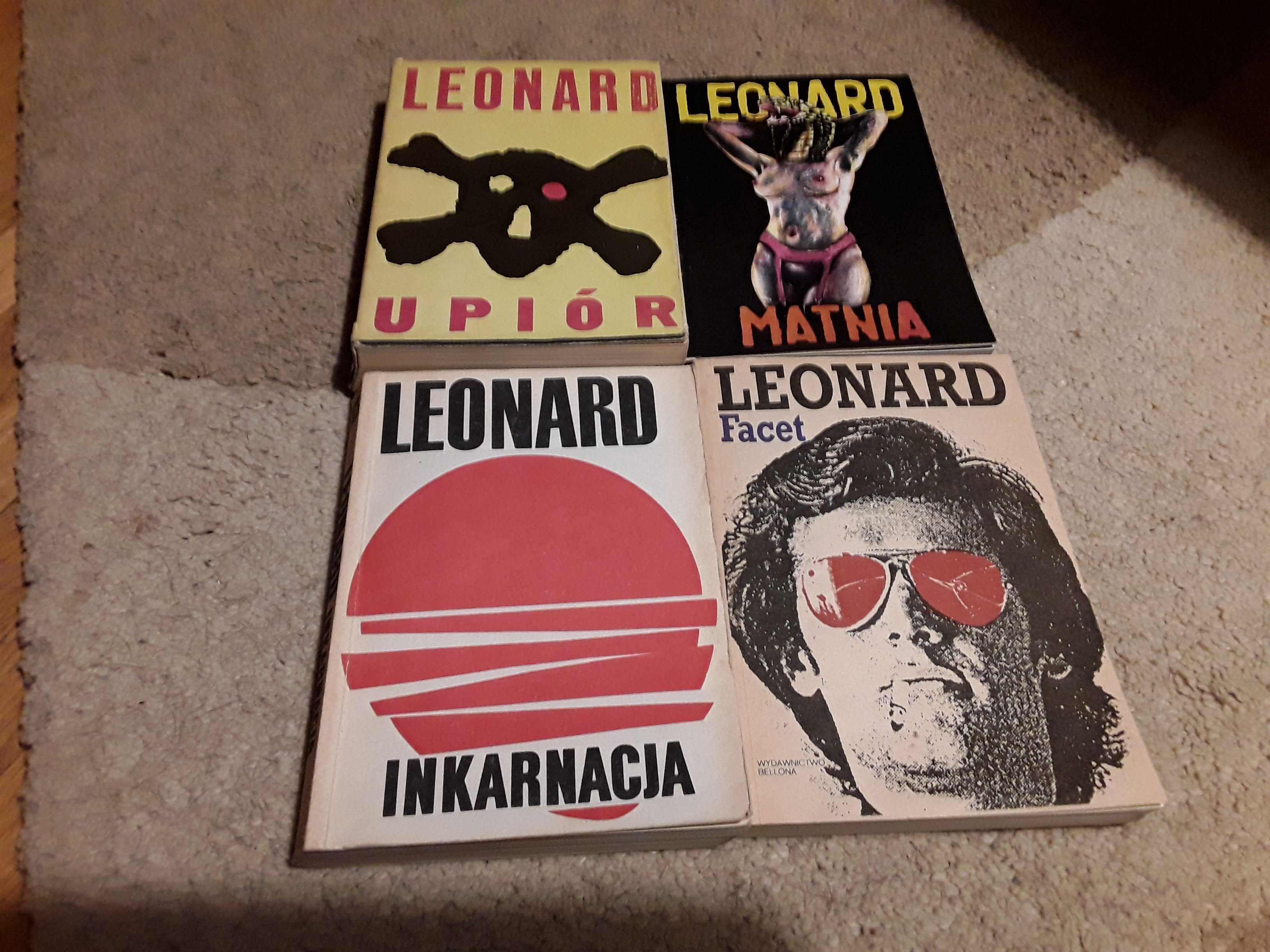Leonard 4 książki sprzedaż w całości