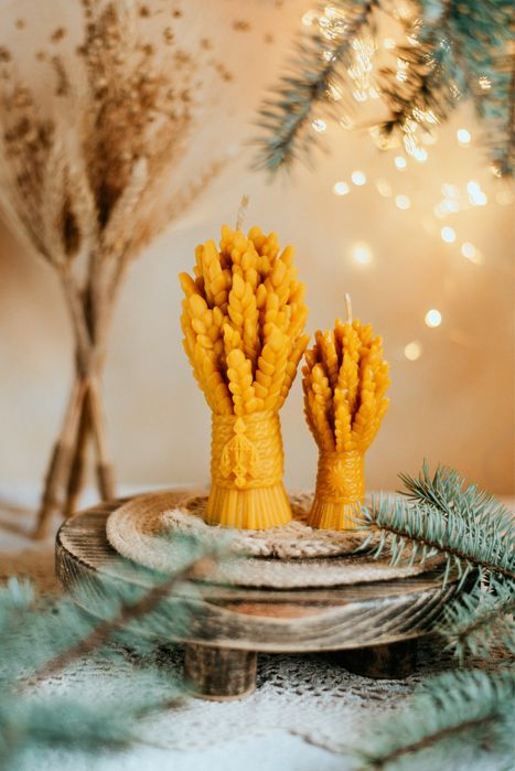 Свічки з бджолиного воску