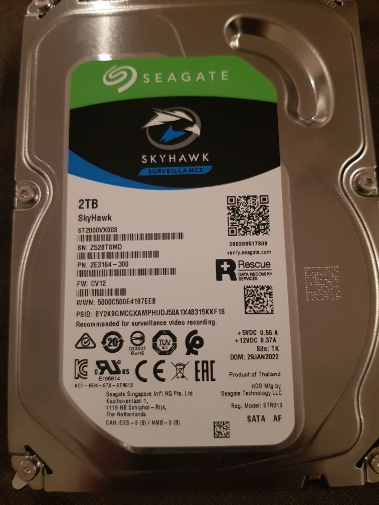 Disco Rígido HDD 2TB SkyHawk 3.5'