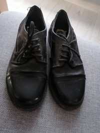 Czarne eleganckie buty 34 święta wesele komunia