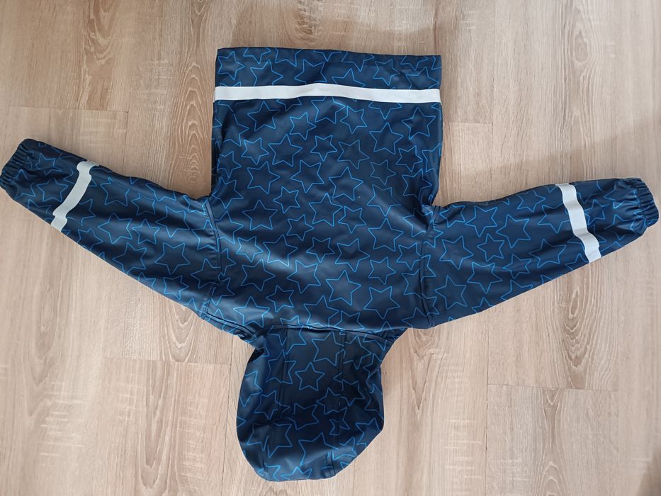 Zestaw kurtka przeciwdeszczowa r.104 i kalosze r.27 wkł (18cm) Befado