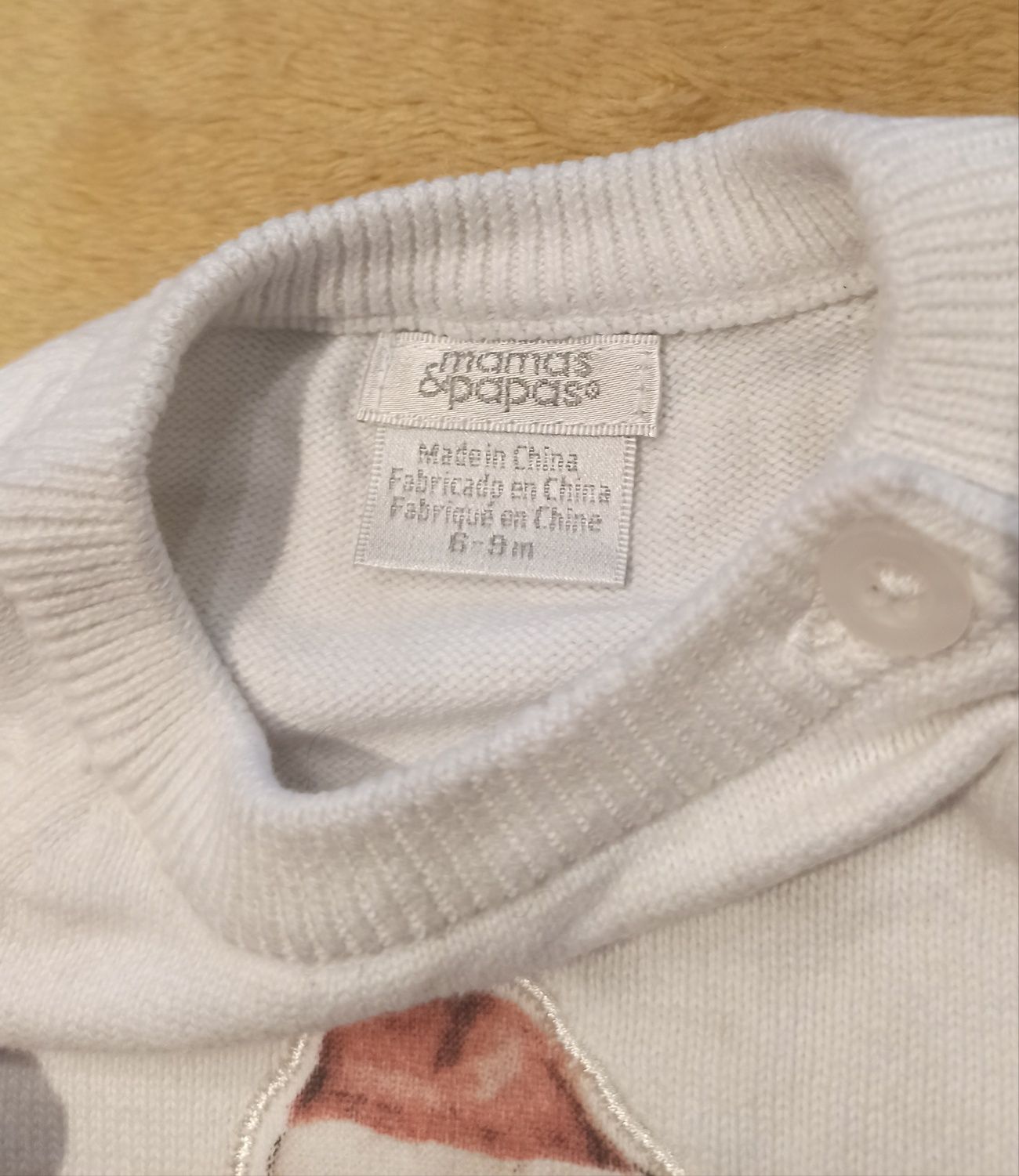 Komplet święta świąteczny mikołaj mikołajem Mamas&Papas 68 74 Mamas