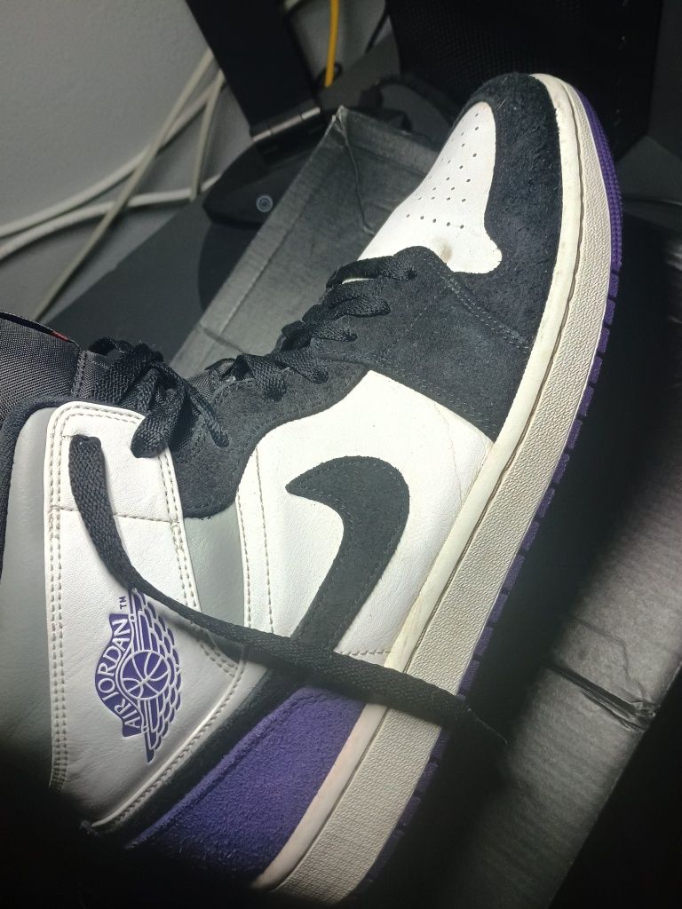 Nike air Jordan 1 retro mid se court purple