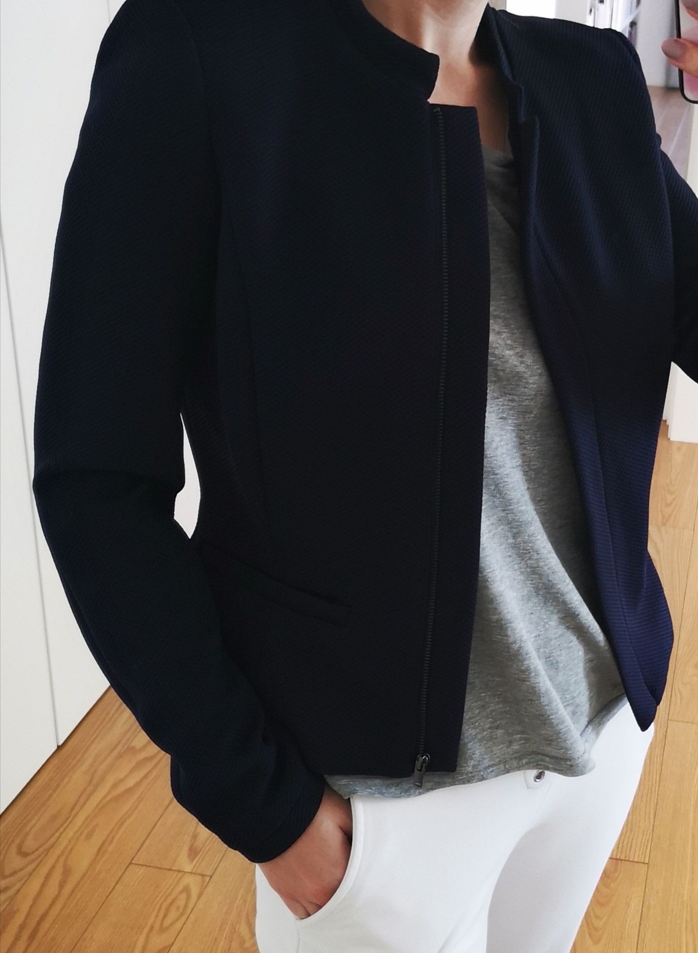 Blazer navy Mango