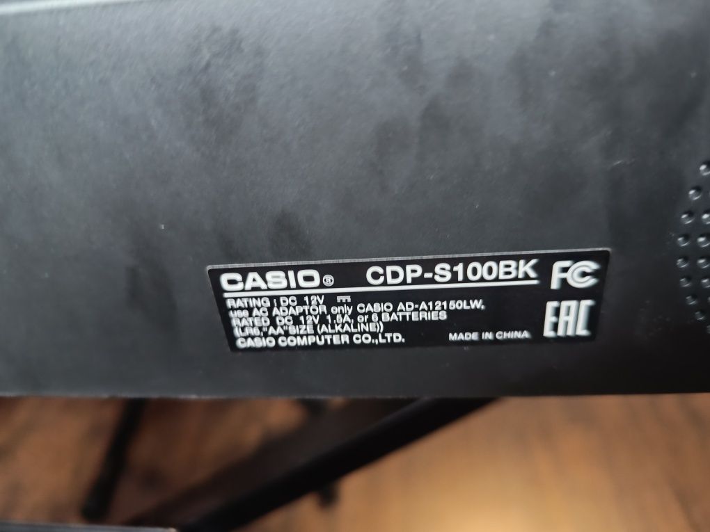 Sprzedam keyboard CASIO CDP-S100BK