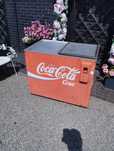 Lodówka coca cola retro vintage szyld stara reklama szyld emaliowany