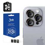 Osłona aparatu 3mk Lens Protection Pro z brązową ramką do iPhone 16 Pr