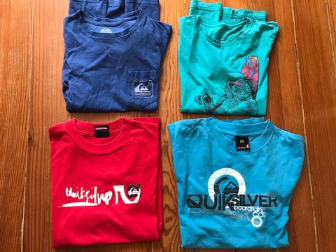 Tshirt rapaz QuickSilver desde 12 anos