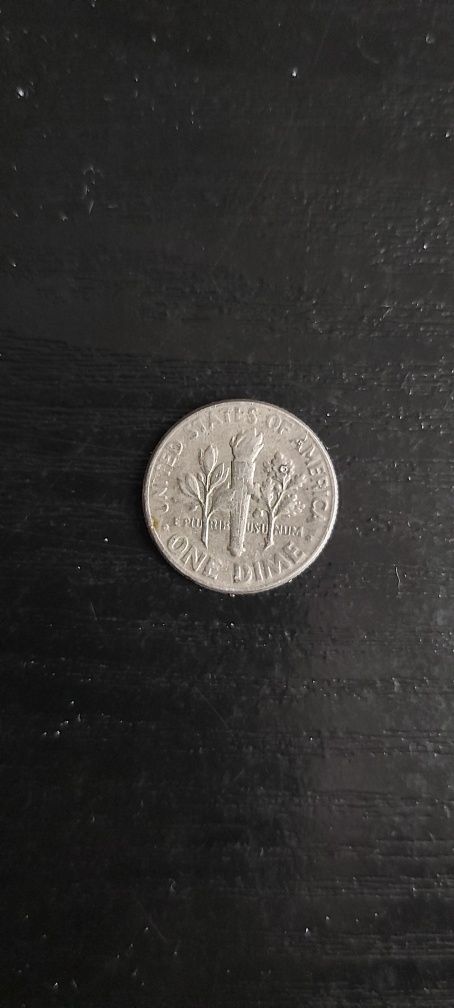 Монета One dime 1972