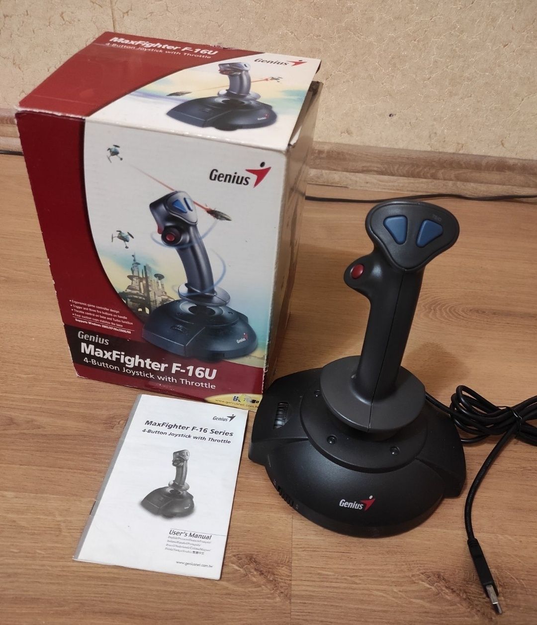 Джойстик игровой Genius MaxFighter F-16U USB