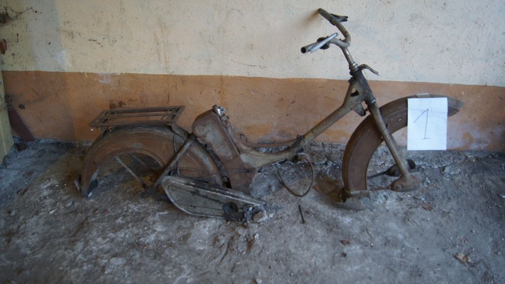 Simson SR2 1958r rama błotniki kierownica osłona łańcucha lagi itd