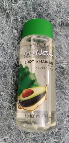 Olejek do masażu Love Nature Body Hair Oil Avocado