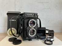 Aparat Yashica Mat 124G (kolekcjonerski komplet! )