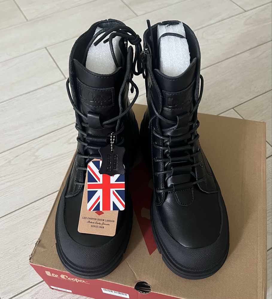 Круті чоботи Lee Cooper шкіра 37р