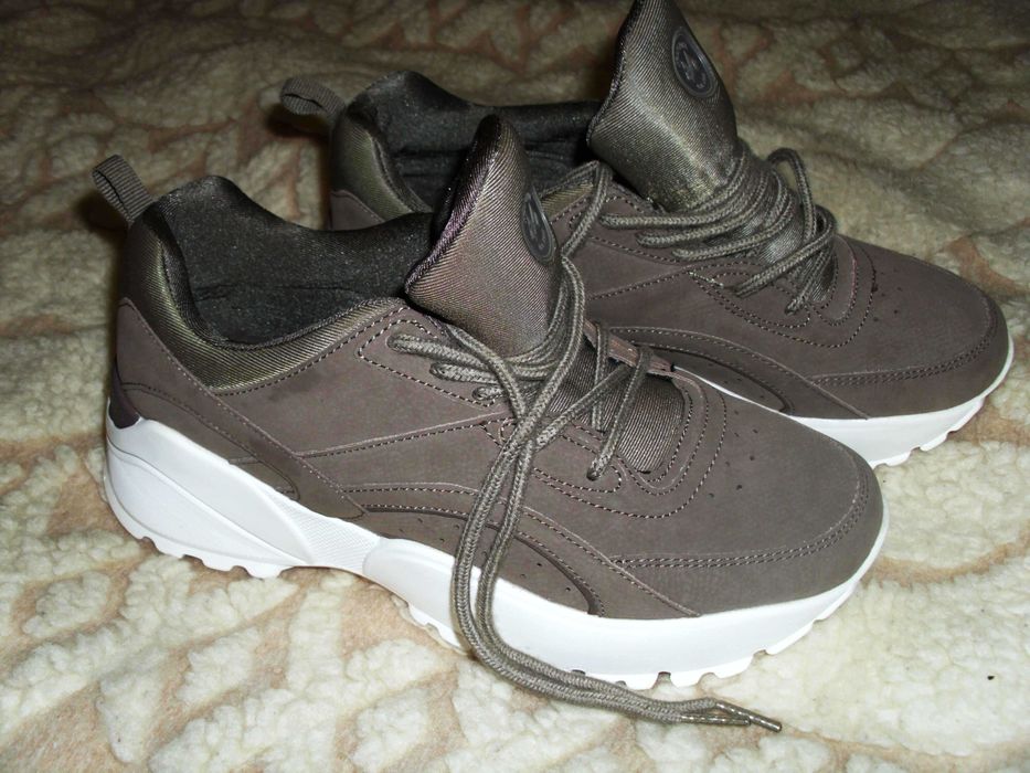 nowe buty damskie JEAN PAUL 39 Astro Grey jesień leciutkie